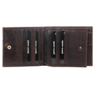 Pierre Cardin Men's Leather Bi-Fold RFID Wallet in Chocolate