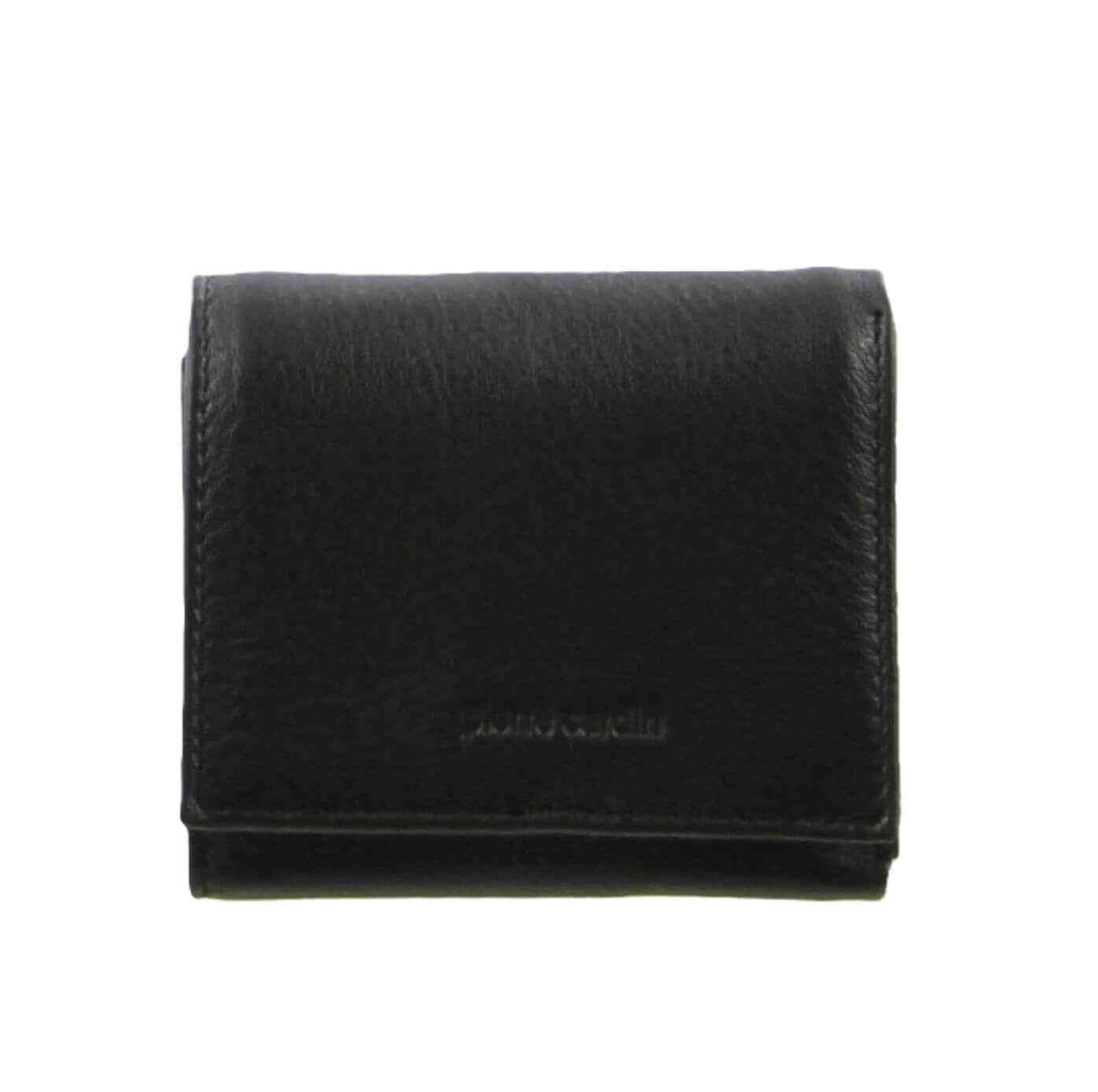 Pierre Cardin Italian Leather Men’s Tri-fold Wallet in Black