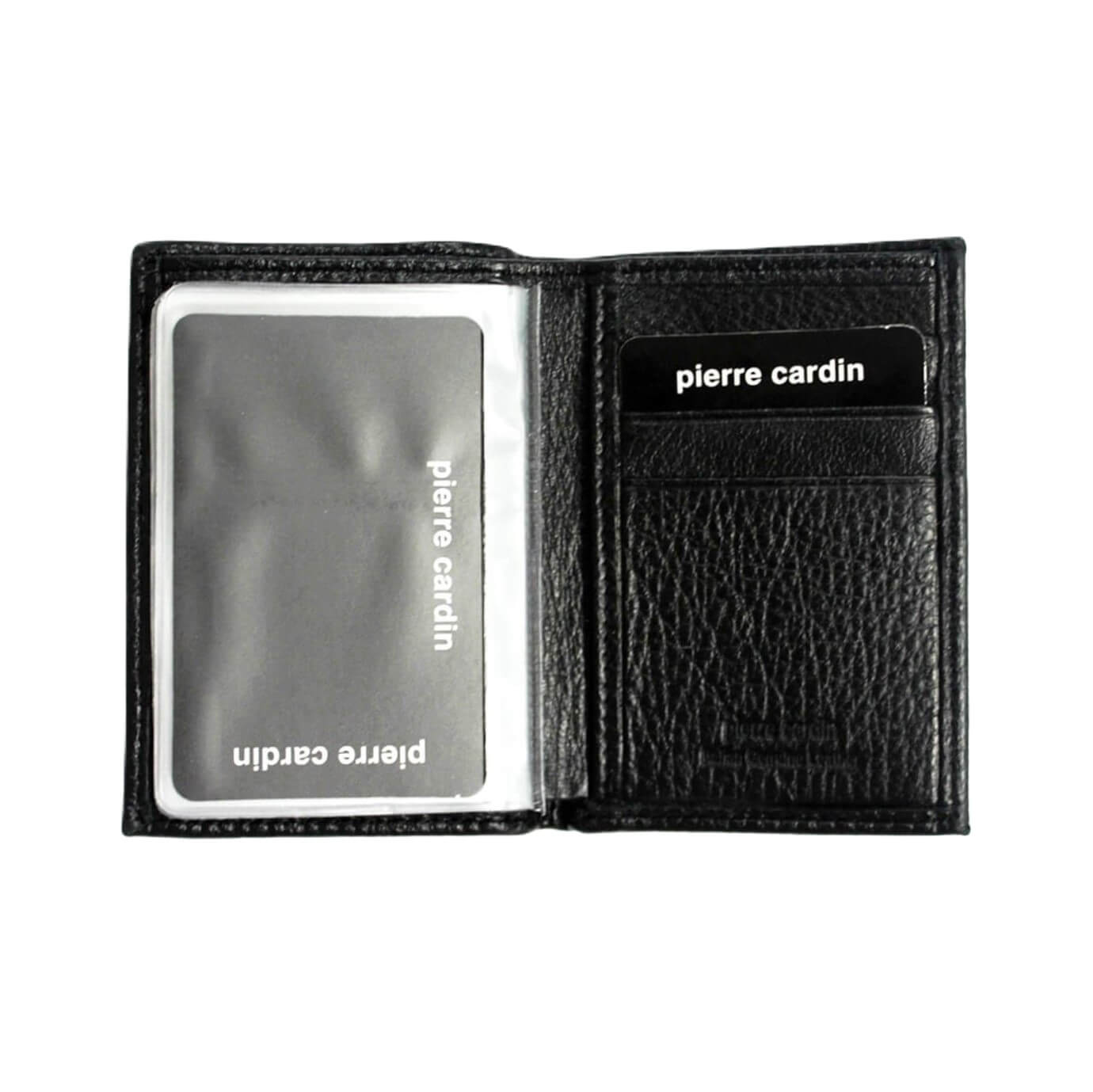Pierre Cardin Men’s Italian Leather Credit Card Holder in Black