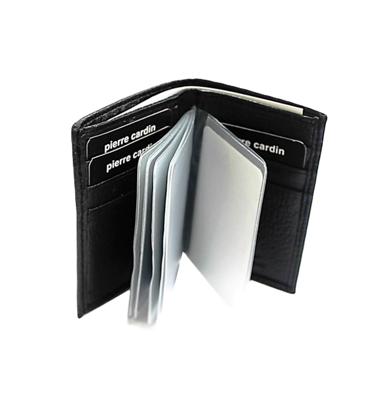 Pierre Cardin Men’s Italian Leather Credit Card Holder in Black