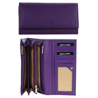 Pierre Cardin Soft Italian Ladies Leather Wallet in Purple