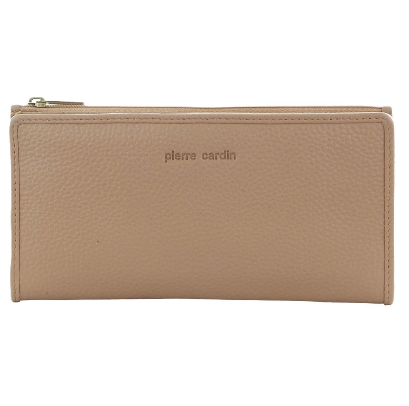 Pierre Cardin Ladies’ Italian Leather Bi-Fold Wallet in Burro