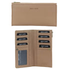 Pierre Cardin Ladies’ Italian Leather Bi-Fold Wallet in Burro