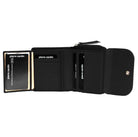 Pierre Cardin PC4029 Ladies Leather Tri-fold Tab Wallet – Black/Taupe