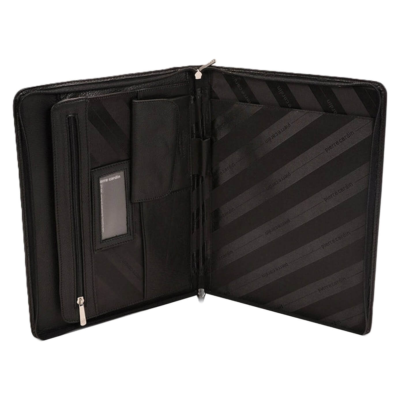 Pierre Cardin PC8872 Italian Leather A4 Business Folio/Black