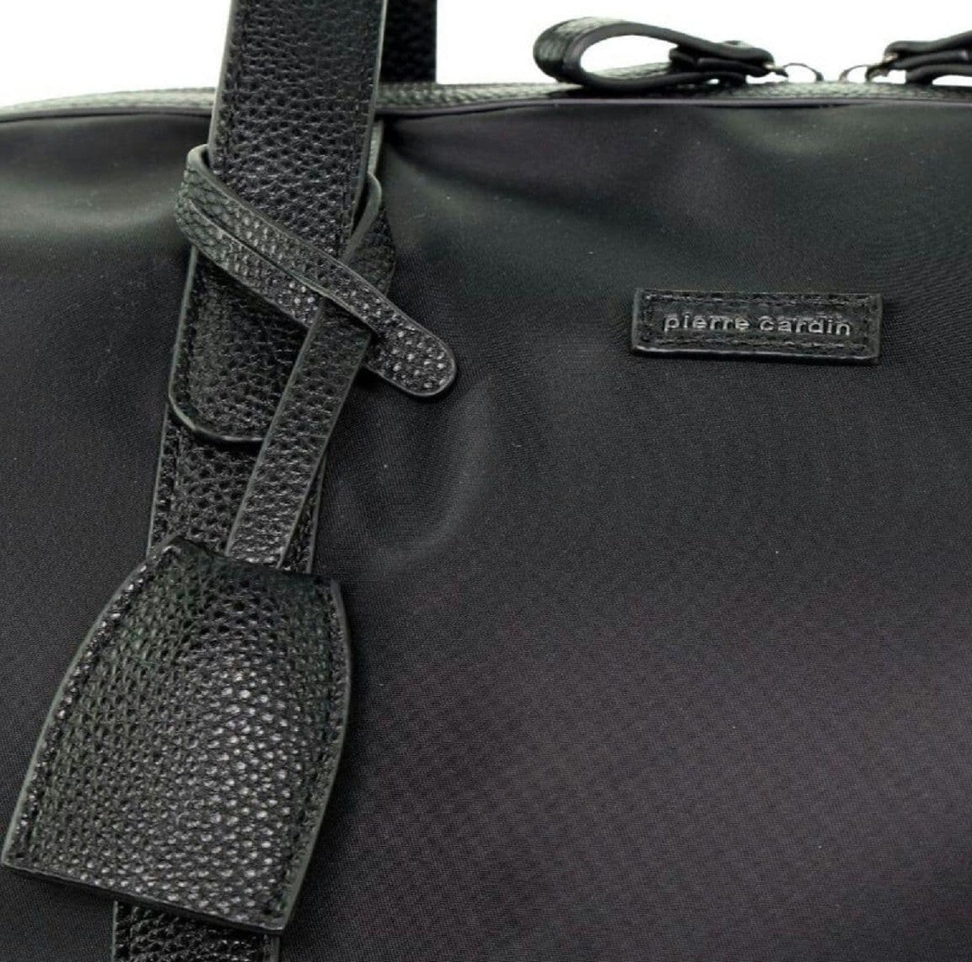 Pierre Cardin Nylon Travel-Overnight Bag in Black