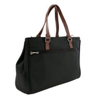 Pierre Cardin RFID Anti-Theft Nylon Mini Tote/Crossbody Bag In Black