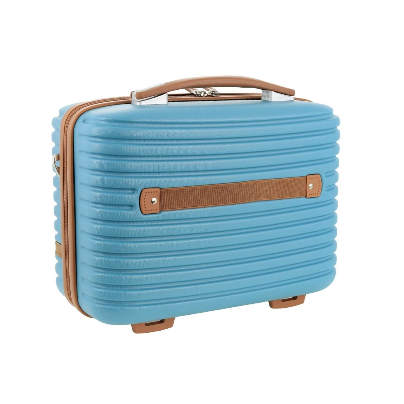 Pierre Cardin Hard Shell Beauty Vanity Case in Blue