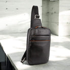 Pierre Cardin Italian Leather 3-Way Sling Bag