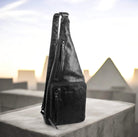 Pierre Cardin PC3229 Italian Rustic Leather Sling Bag/Black