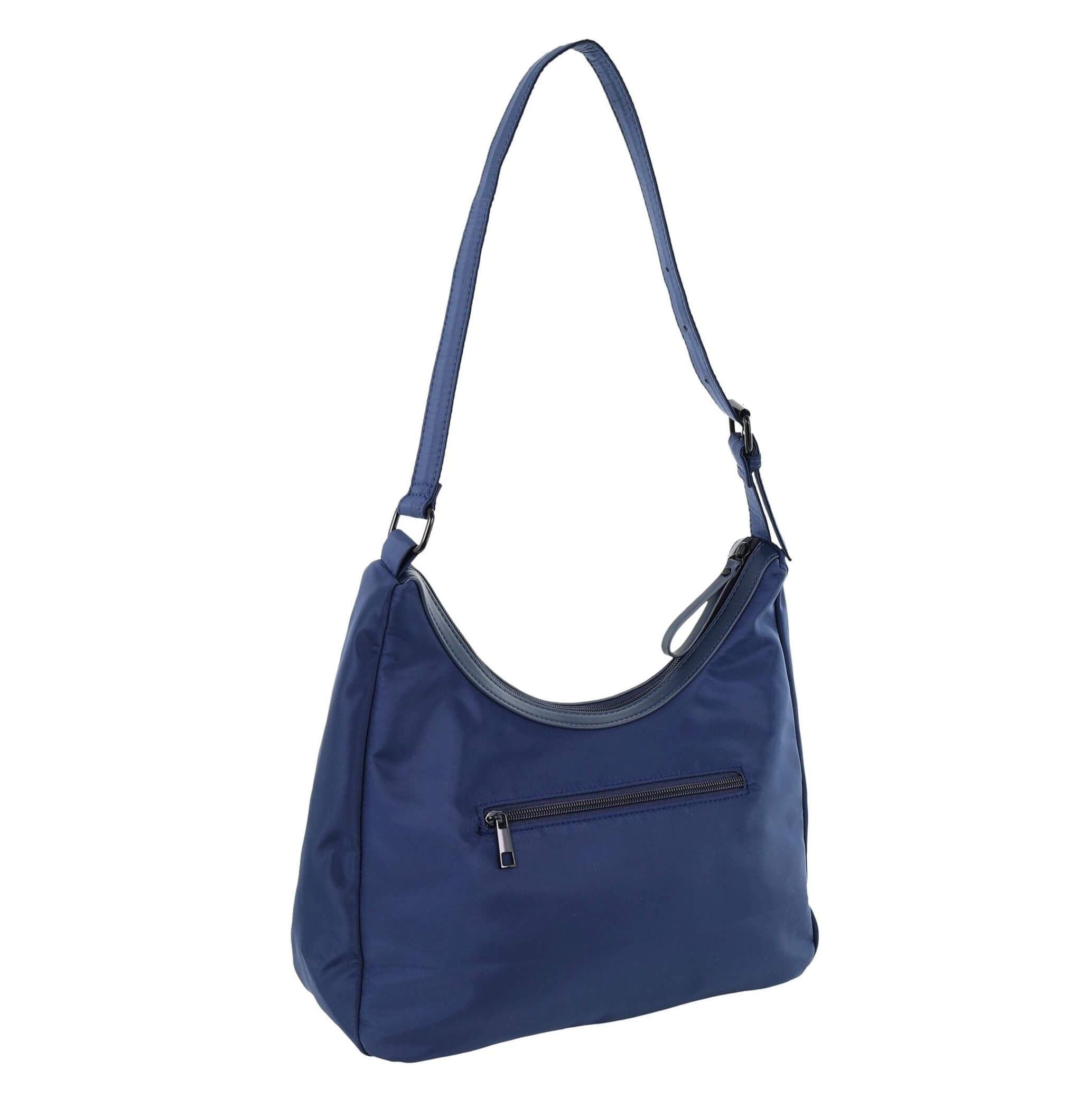Pierre Cardin Ladies Nylon Quilted Hobo Bag in Navy