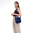 Pierre Cardin PC2890 Anti-Theft Nylon Cross Body Bag/Navy