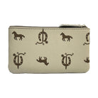 Pierre Cardin Leather Coin Purse/Key Holder in Beige-Taupe