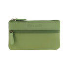 Pierre Cardin Leather Coin Purse - Key Holder in Grape Leaf