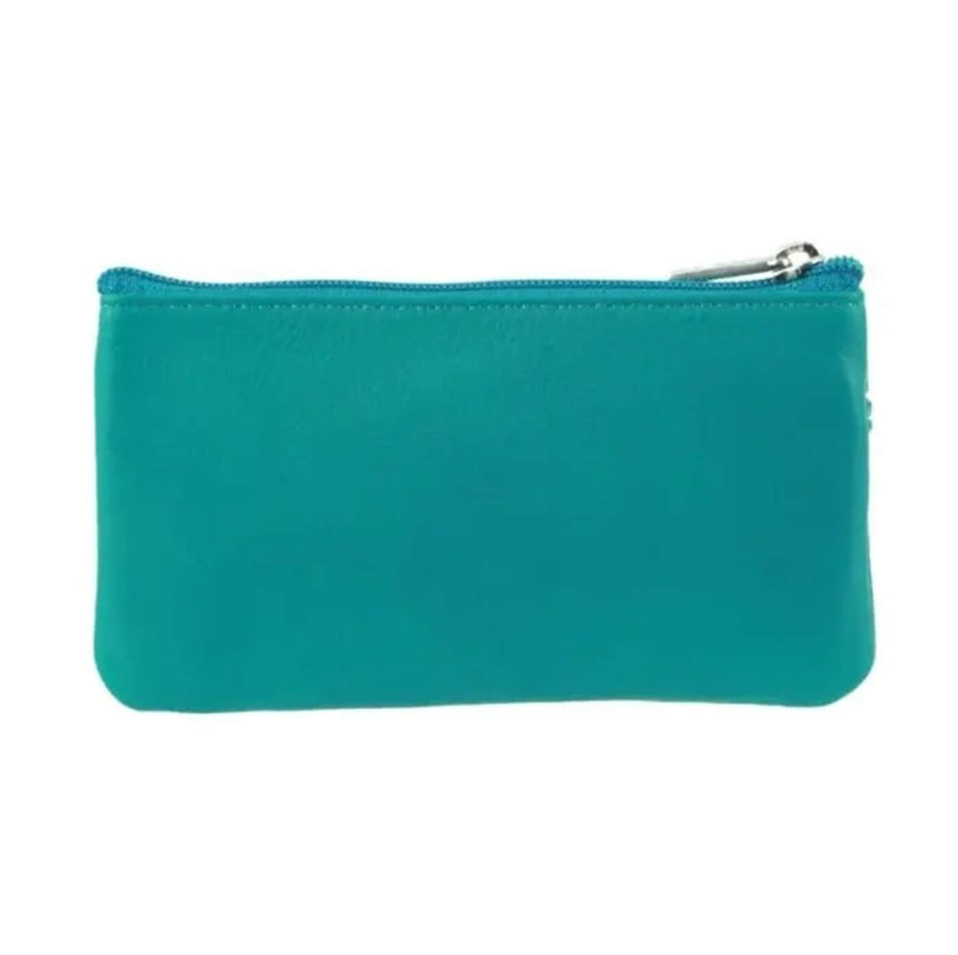 Pierre Cardin Italian Leather Coin Purse/Key Holder in Turquoise