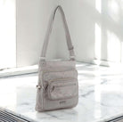 Pierre Cardin PC2417 Anti-Theft RFID Cross Body Bag/Taupe