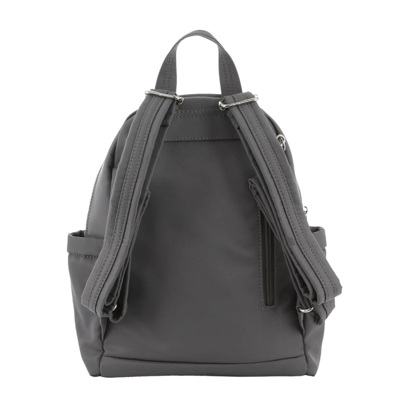Pierre Cardin Nylon RFID Backpack with Anti-Theft Features in Grey