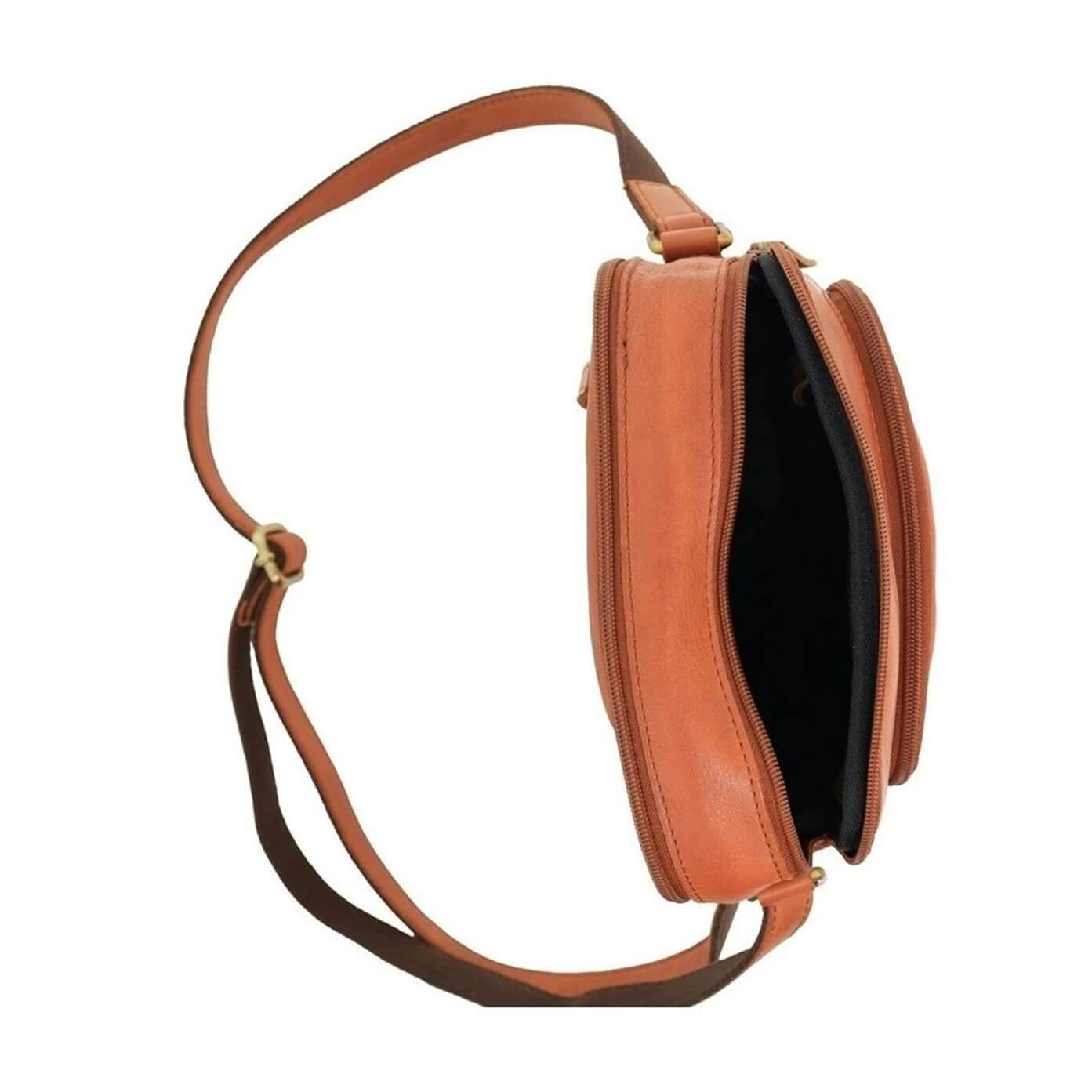 Pierre Cardin PC2804 Rustic Leather iPad Bag/Cognac