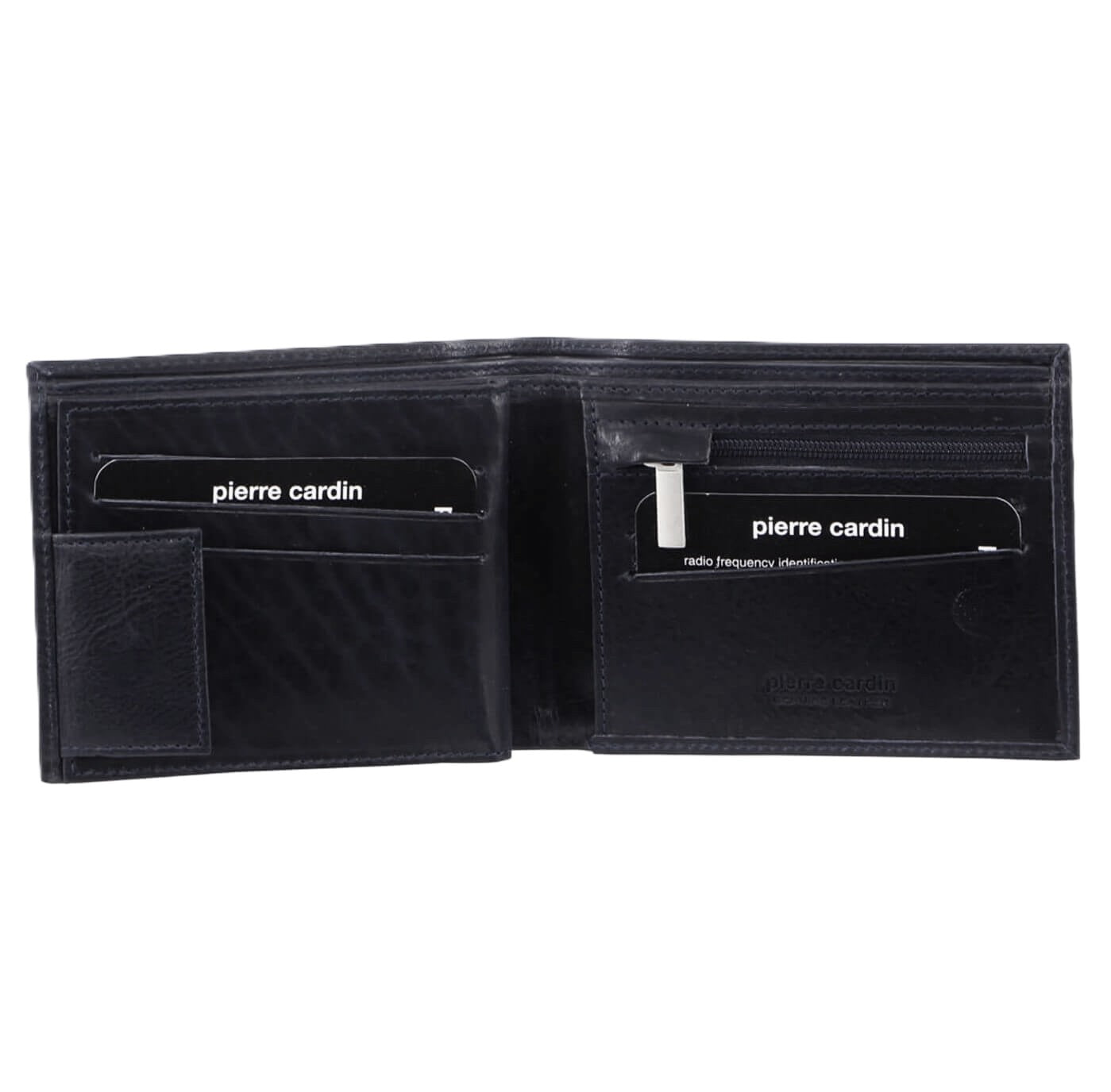 Pierre Cardin Italian Leather Men’s Bi-fold Wallet in Midnight