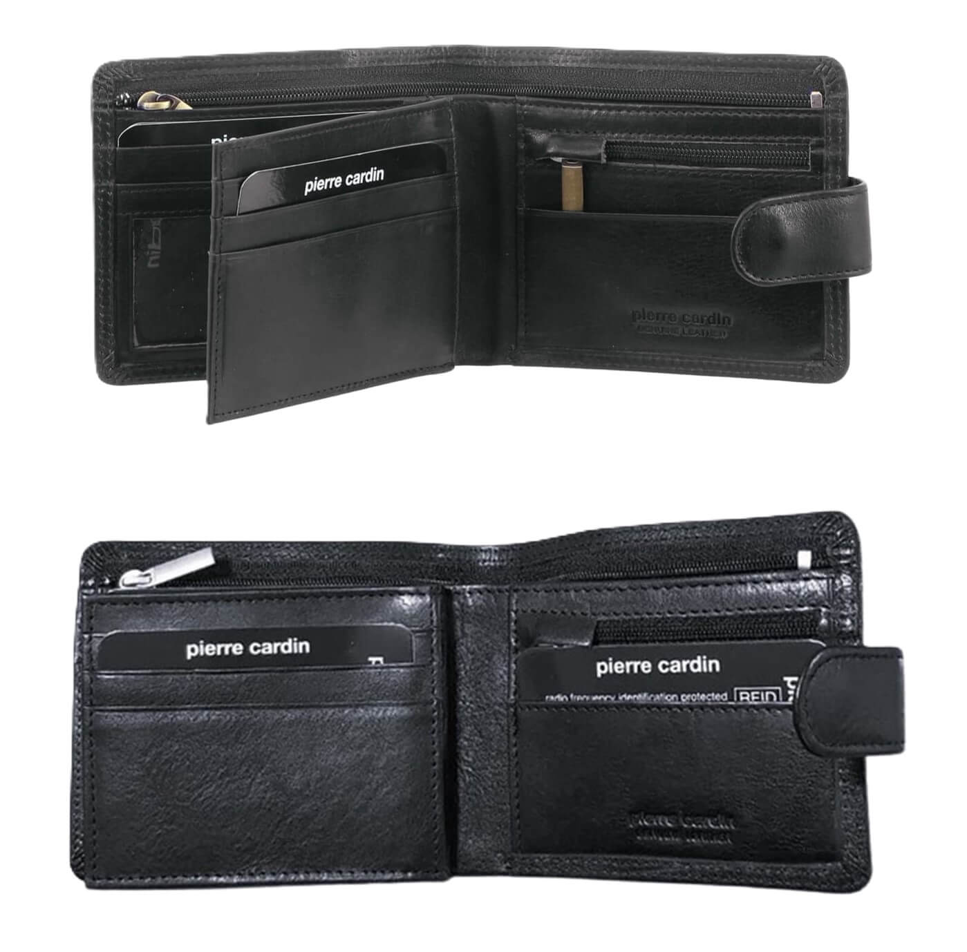 Pierre Cardin PC2813 Rustic Leather Mens Wallet/Black