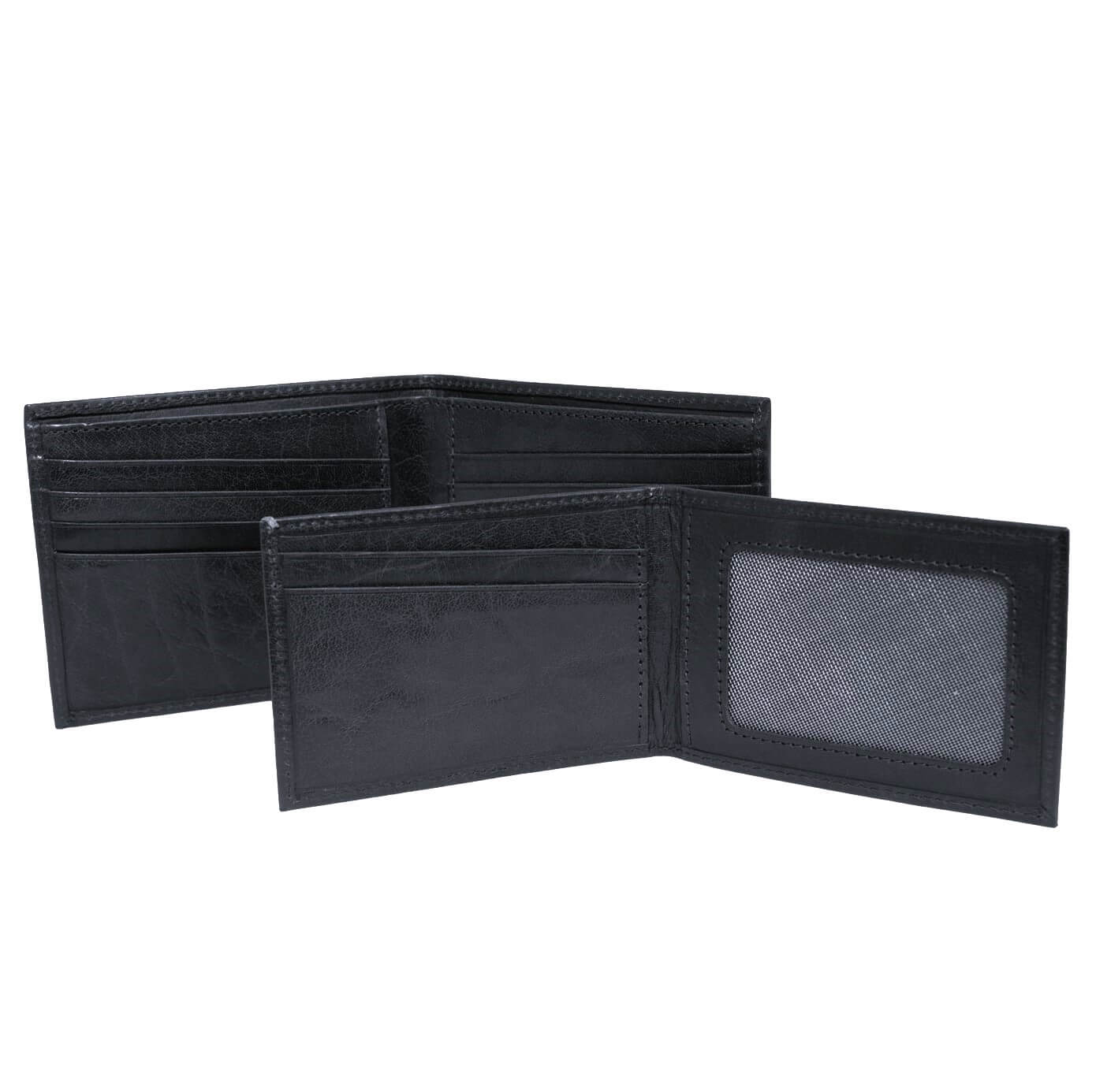 Pierre Cardin PC2819 Rustic Leather Bi-Fold Wallet/Black