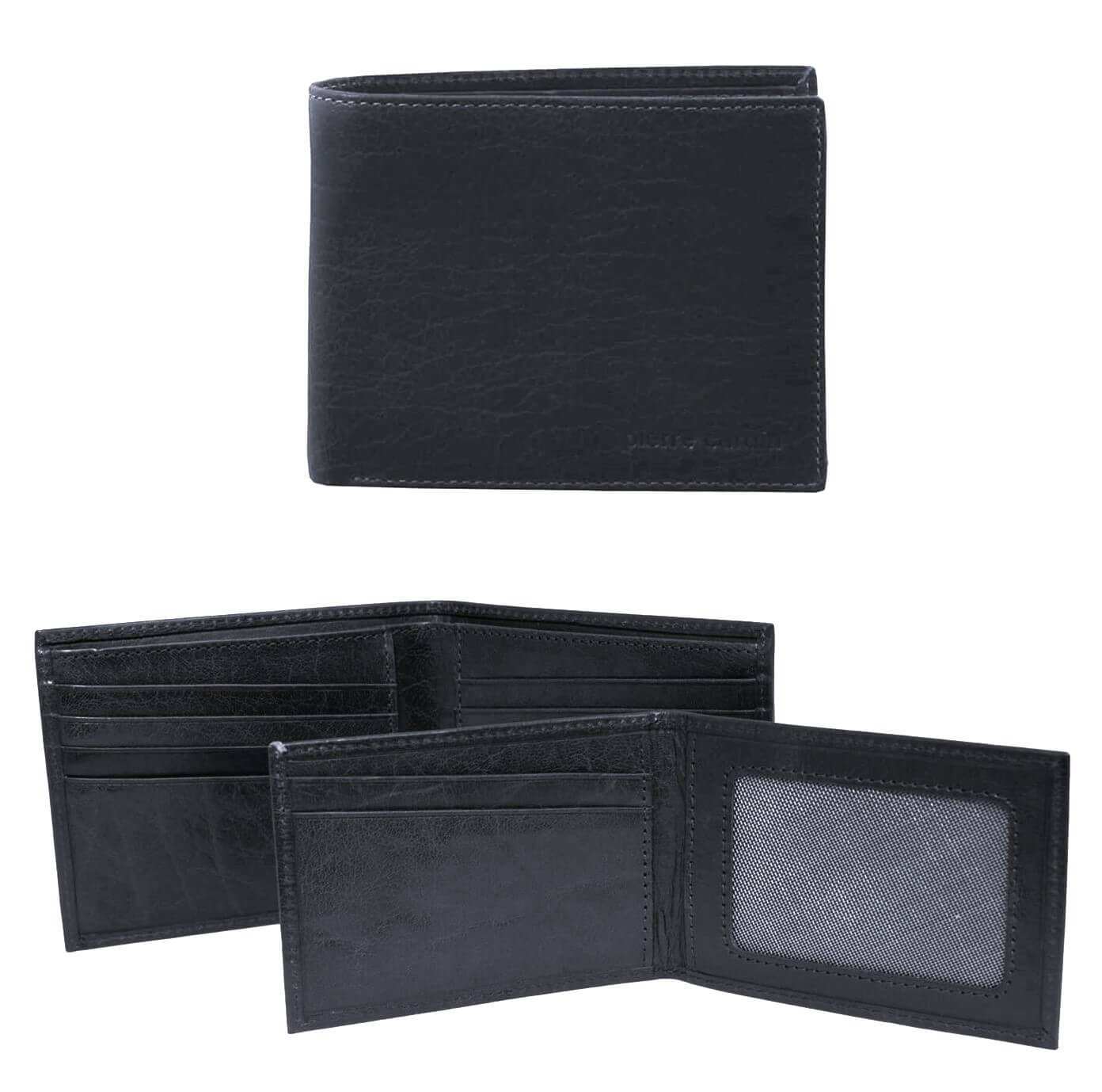 Pierre Cardin PC2819 Rustic Leather Bi-Fold Wallet/Black