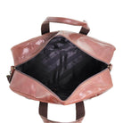 Pierre Cardin PC2825 Rustic Leather Travel-Overnight Bag/Cognac