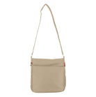 Pierre Cardin Ladies Nylon Anti-Theft 2-Tone Crossbody bag in Camel