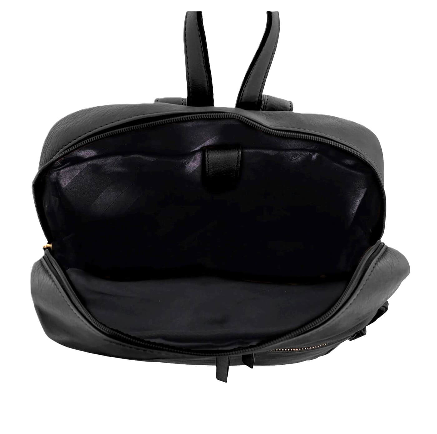 Pierre Cardin PC3332 Burnished Leather Laptop Backpack/Black