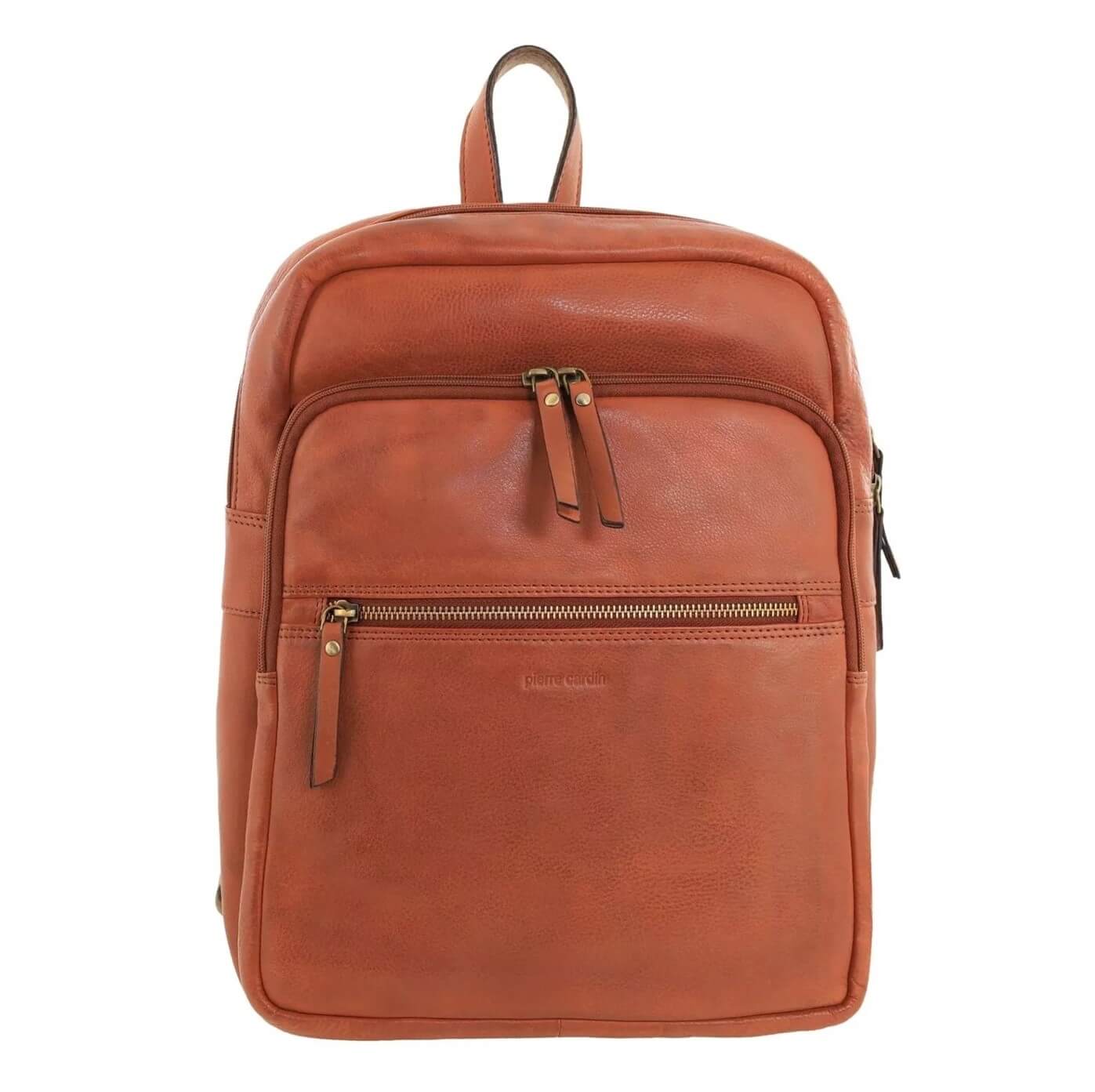 Pierre Cardin PC3332 Burnished Leather Laptop Backpack 