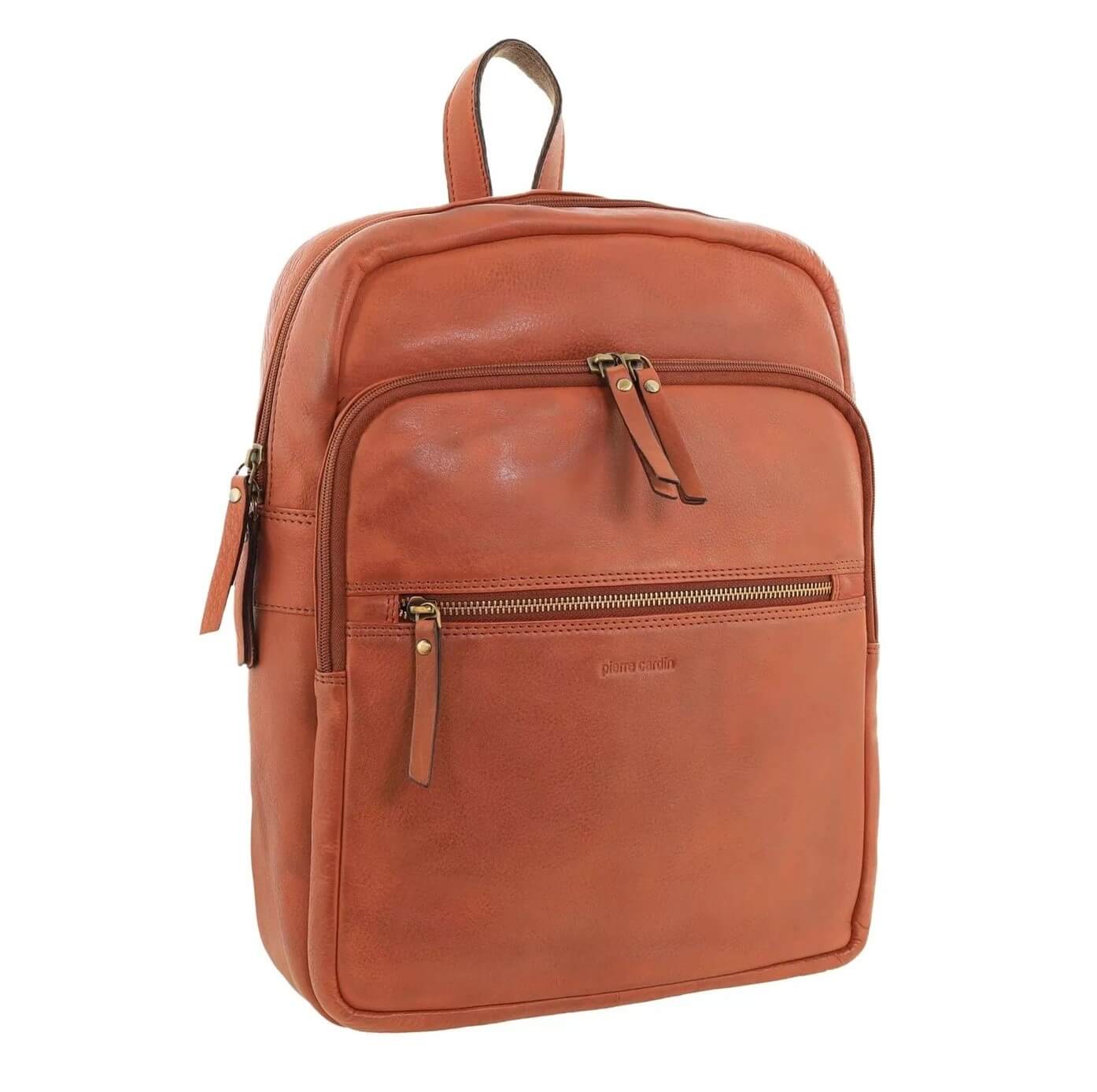 Pierre Cardin PC3332 Burnished Leather Laptop Backpack 