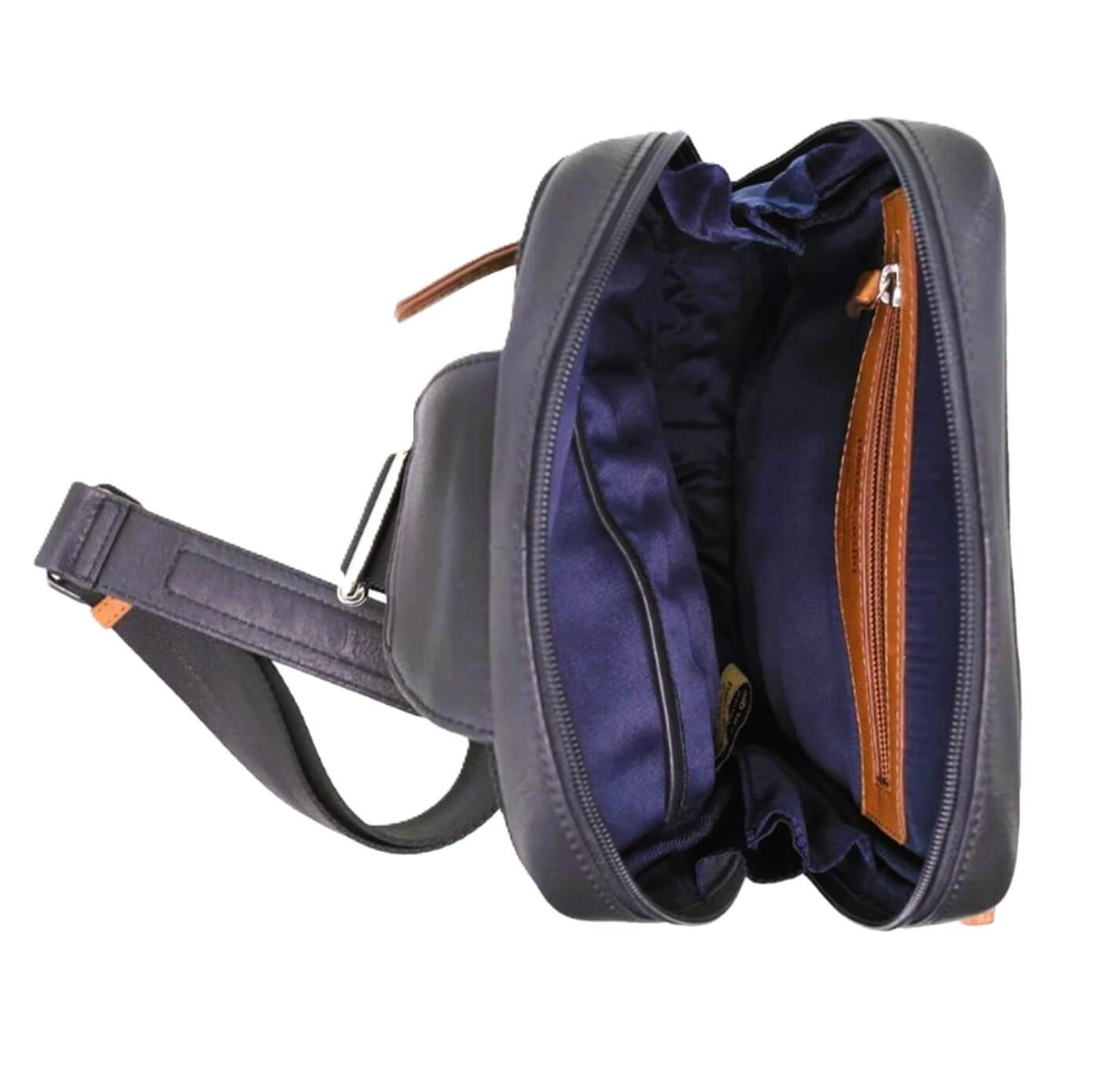 Pierre Cardin Italian Leather 3-Way Sling Bag