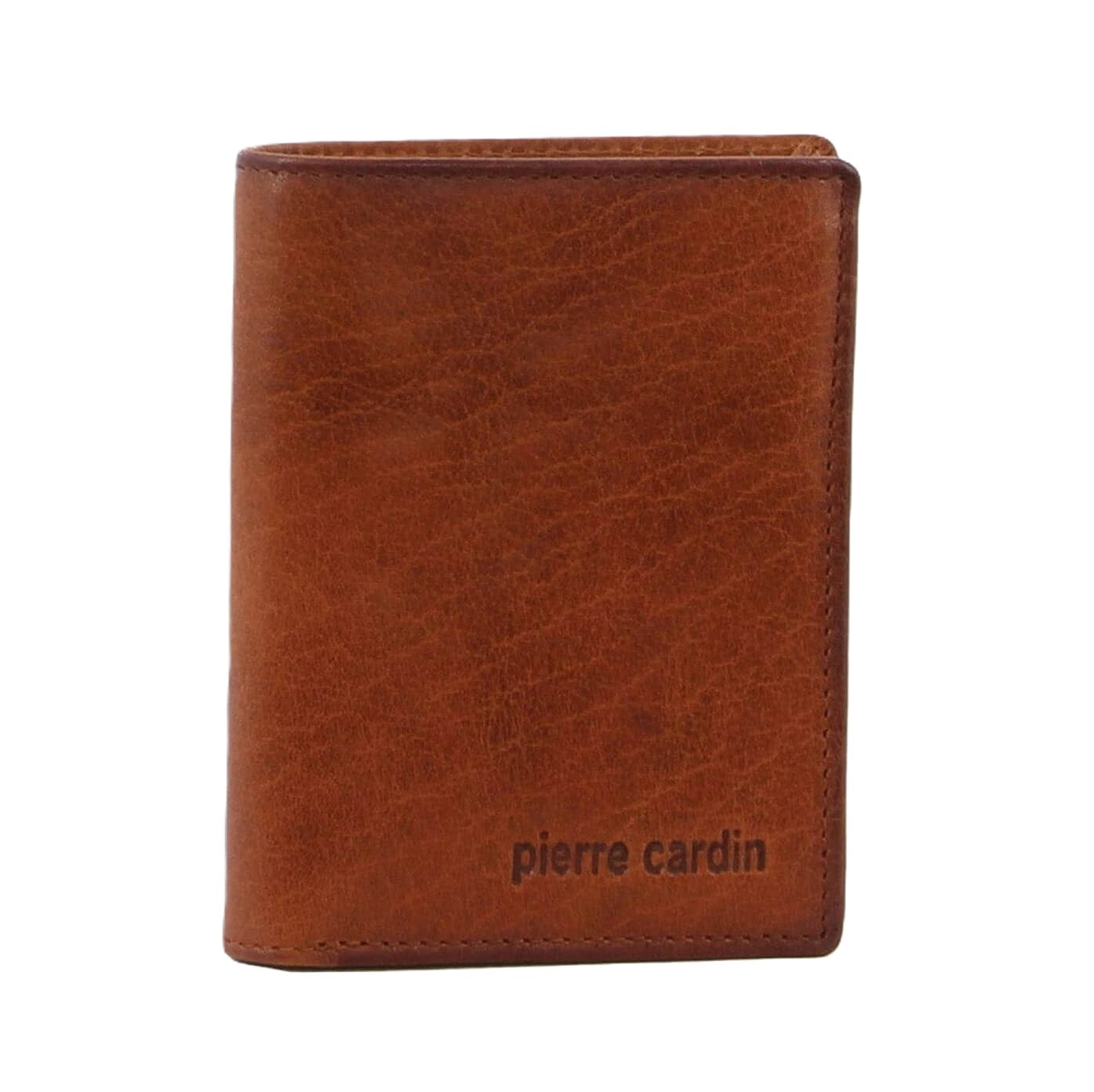 Pierre Cardin Men’s RFID Leather Tri-fold Wallet in Tan