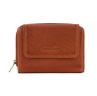 Pierre Cardin Women’s Leather Bi-Fold Wallet in Cognac