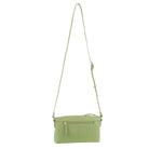 Pierre Cardin Italian Leather Ladies’ Crossbody Bag in Jade