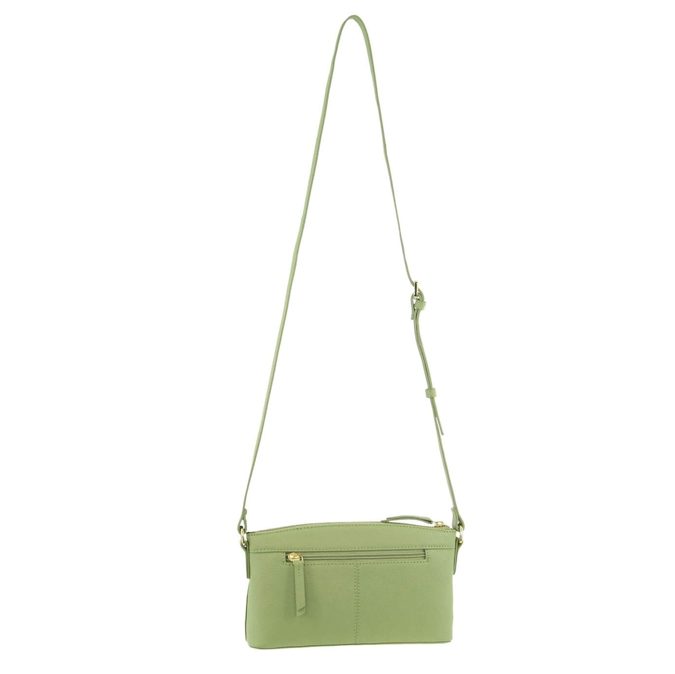 Pierre Cardin Italian Leather Ladies’ Crossbody Bag in Jade