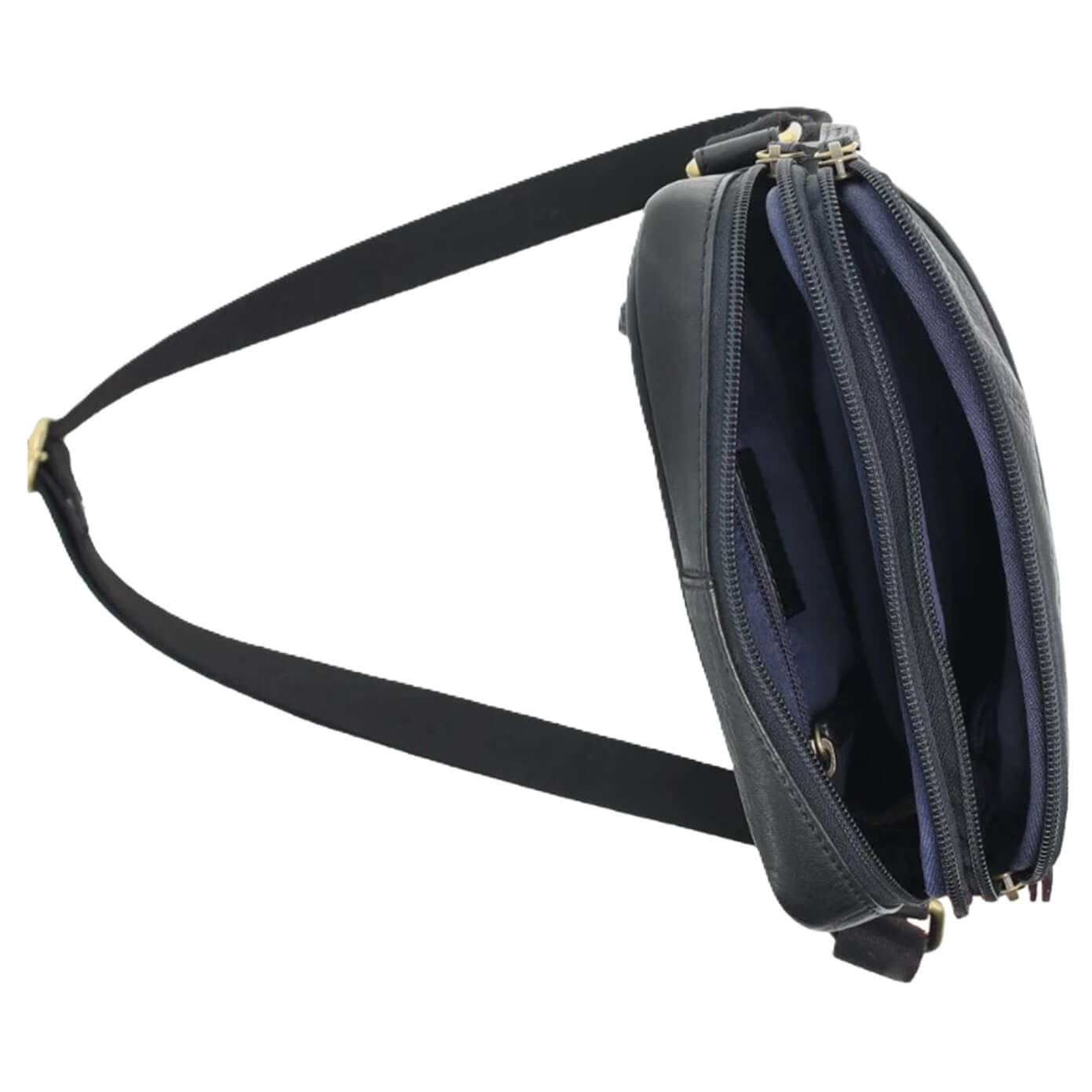 Pierre Cardin PC3712 Italian Leather Cross Body-bag/Black