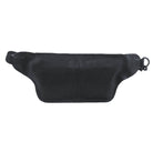 Pierre Cardin Unisex Italian Rustic Leather Belt Bag in Black