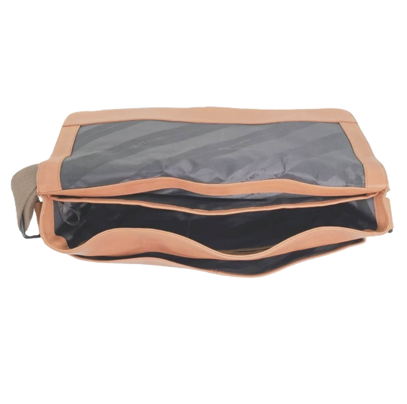 Pierre Cardin PC3721 Leather Flap-Over Computer-Bag/Cognac