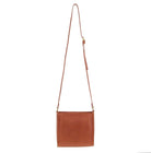 Pierre Cardin Leather Diamond Embossed Crossbody Bag in Tan