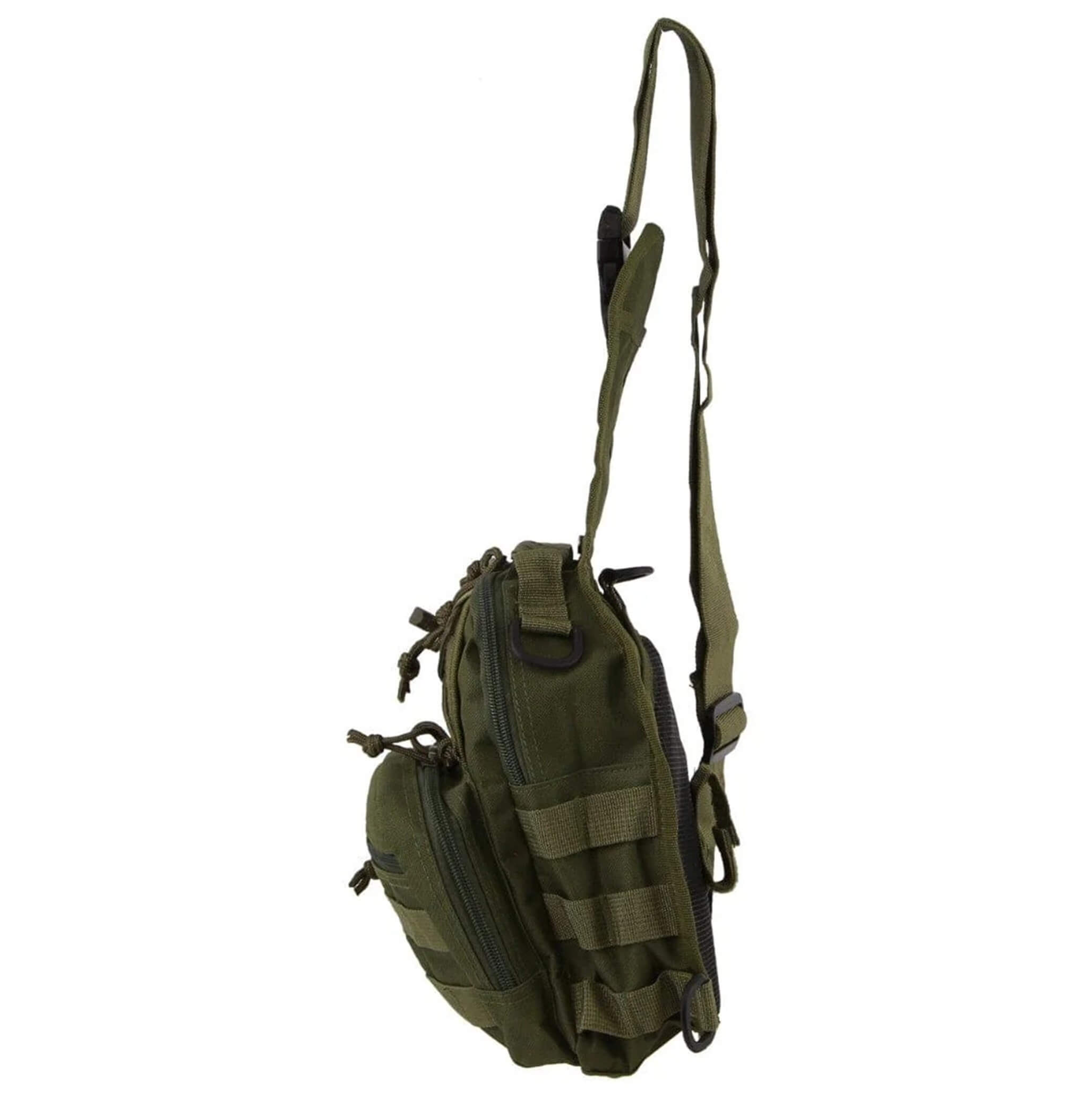 Pierre Cardin Crossbody Sling Bag Tactical Rucksack Bag in Green