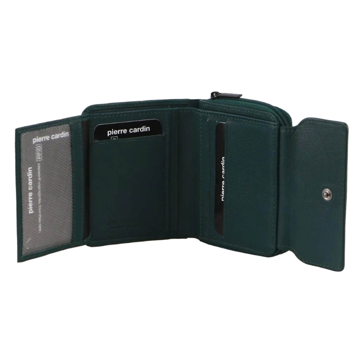 Pierre Cardin Italian Leather Ladies Wallet in Zirkon