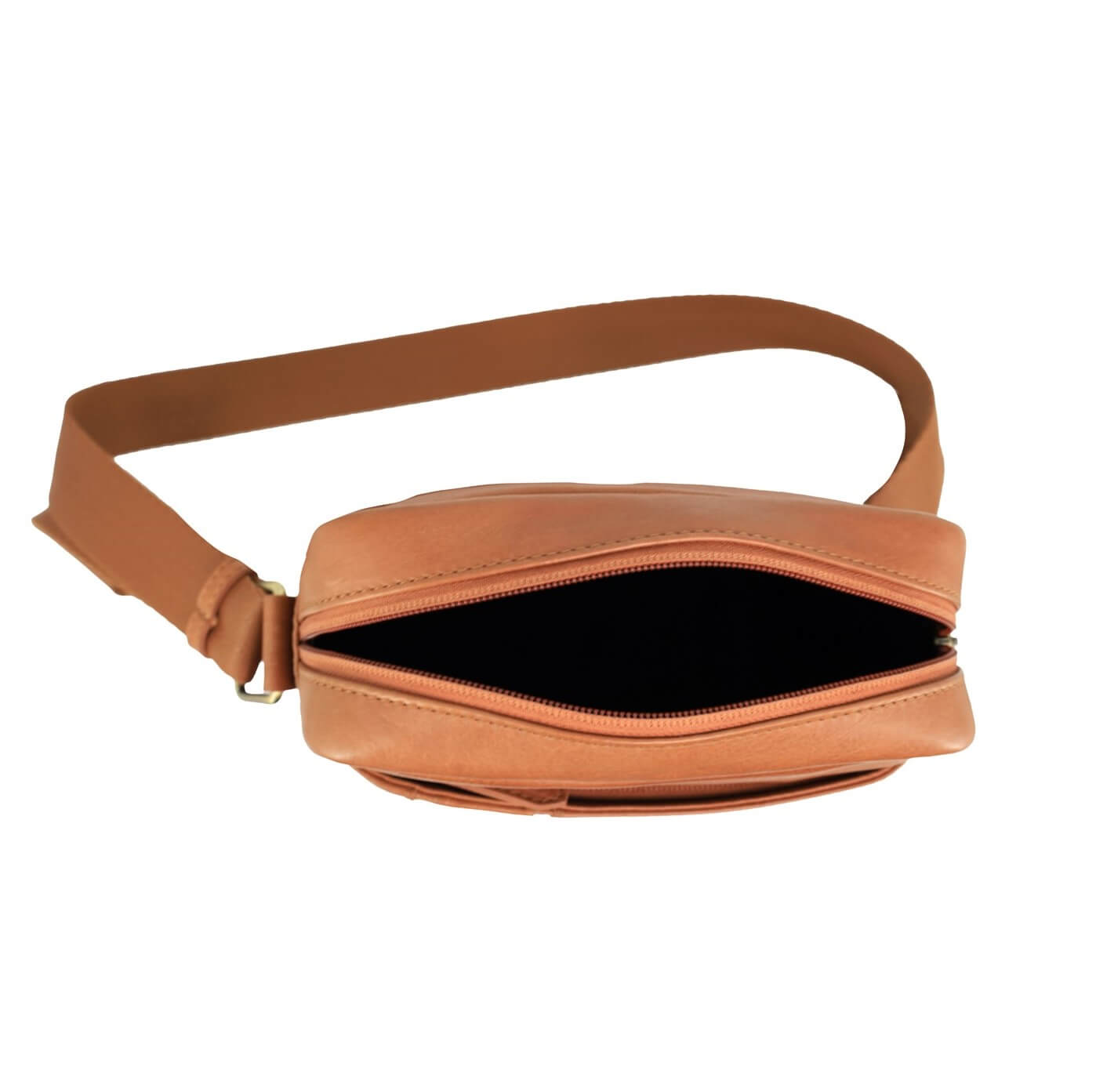 Pierre Cardin Men’s Leather Versatile Crossbody Bag in Cognac