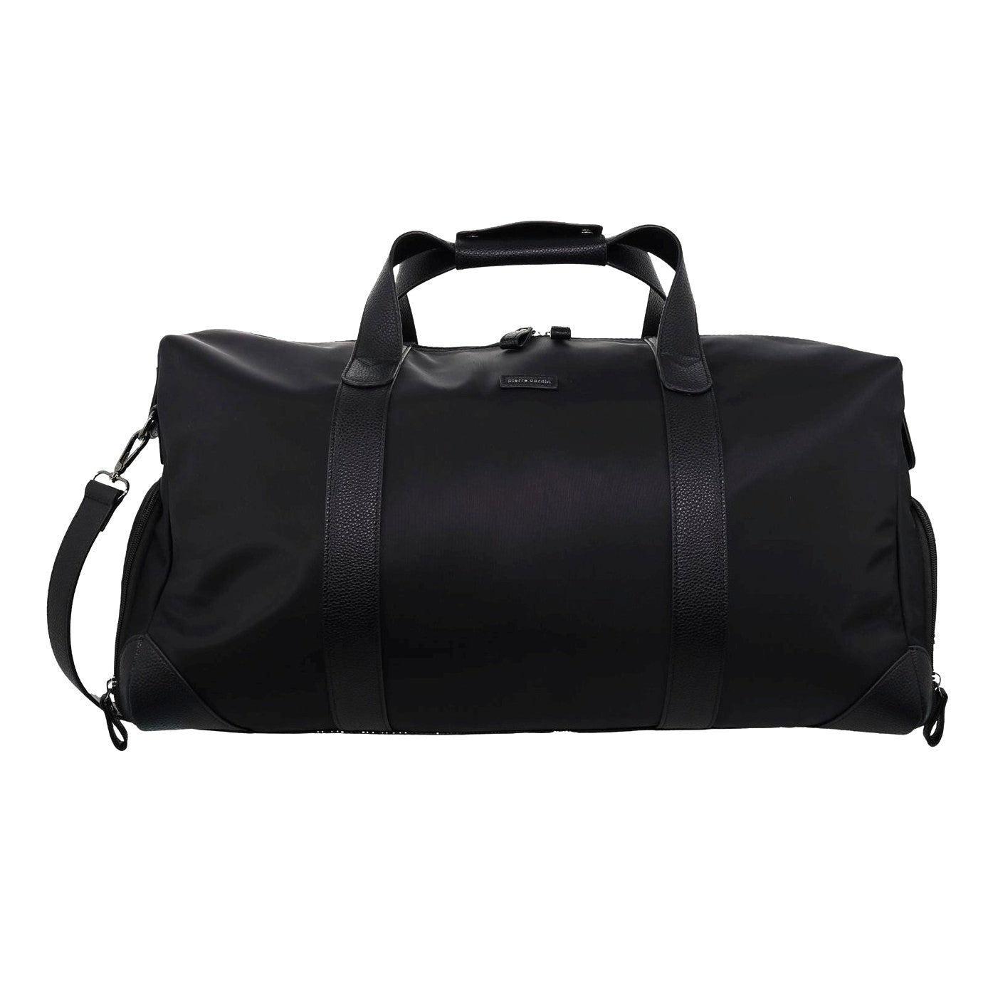 Pierre Cardin Nylon Adventurous Overnight-Travel Bag in Black