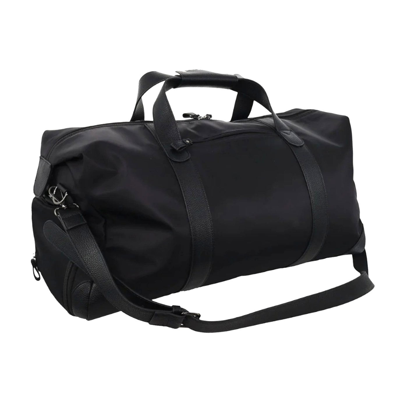 Pierre Cardin Nylon Adventurous Overnight-Travel Bag in Black