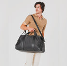 Pierre Cardin PC4018 Nylon Adventurous Overnight Bag - Black