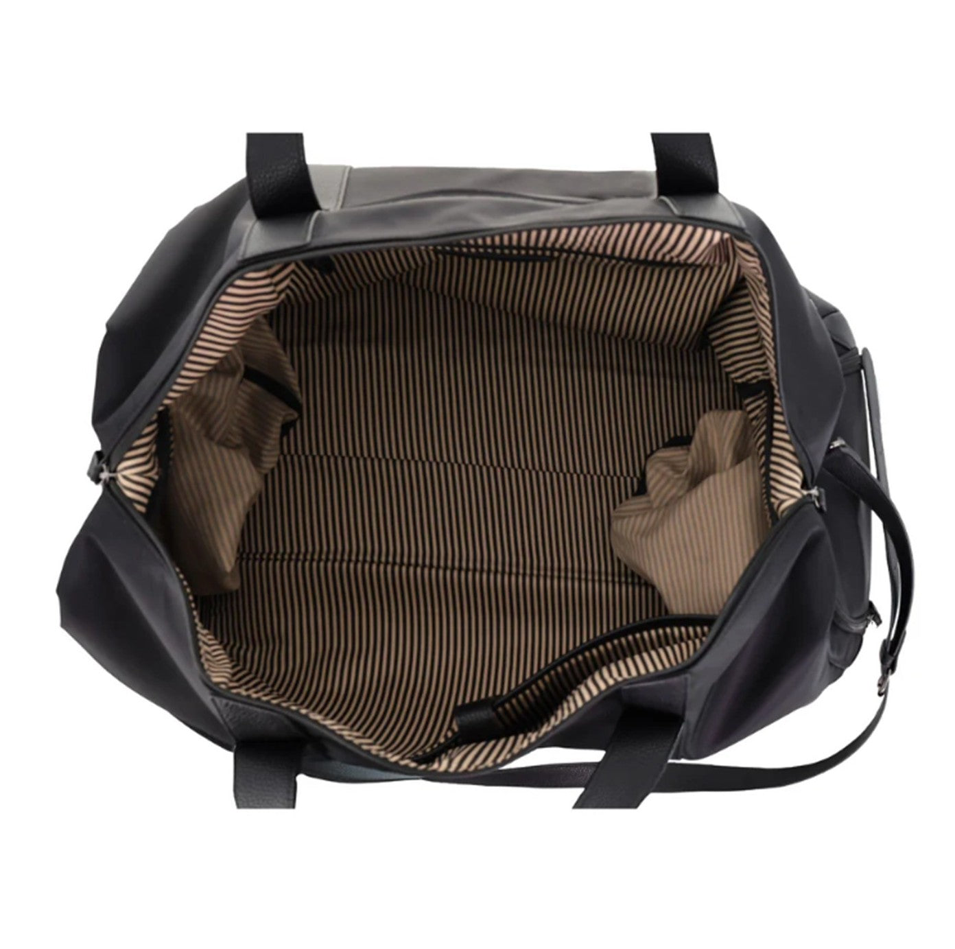 Pierre Cardin PC4018 Nylon Adventurous Overnight Bag - Black