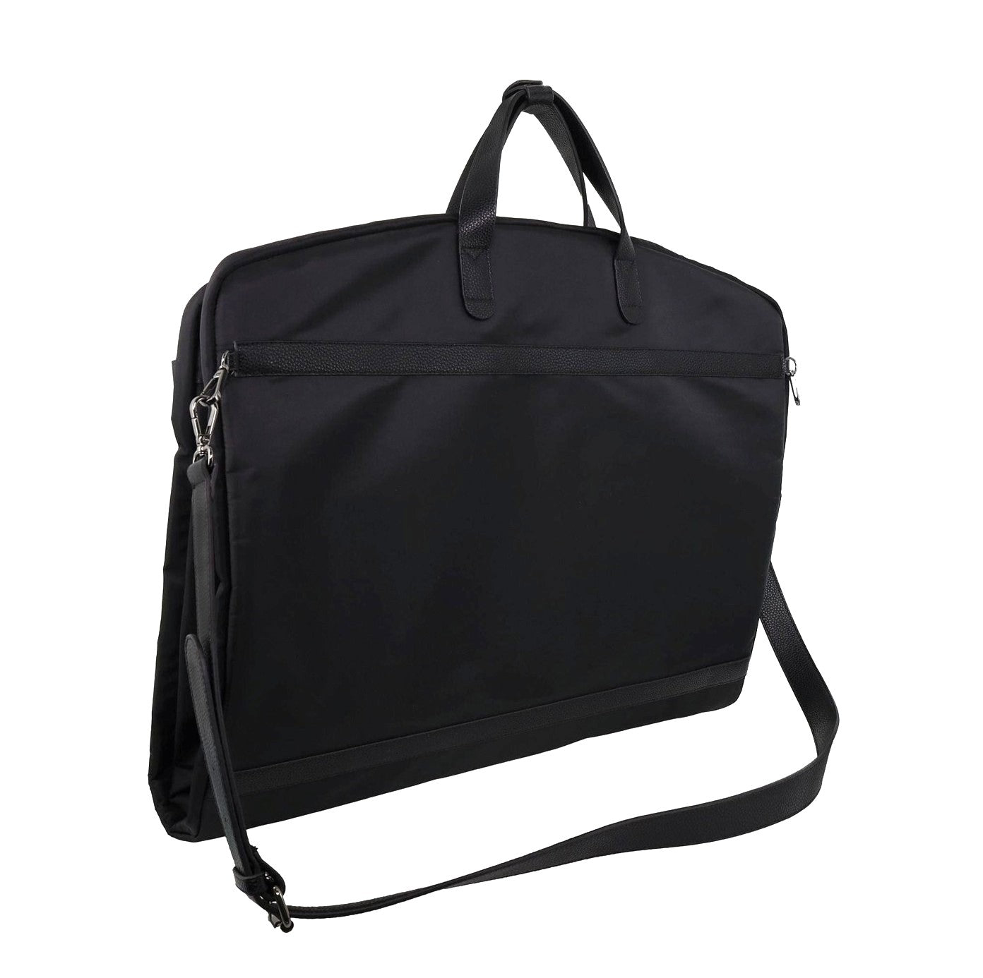 Pierre Cardin Nylon Unisex Overnight Garment Bag in Black