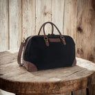 Pierre Cardin Nomad Canvas Overnight Bag in Black