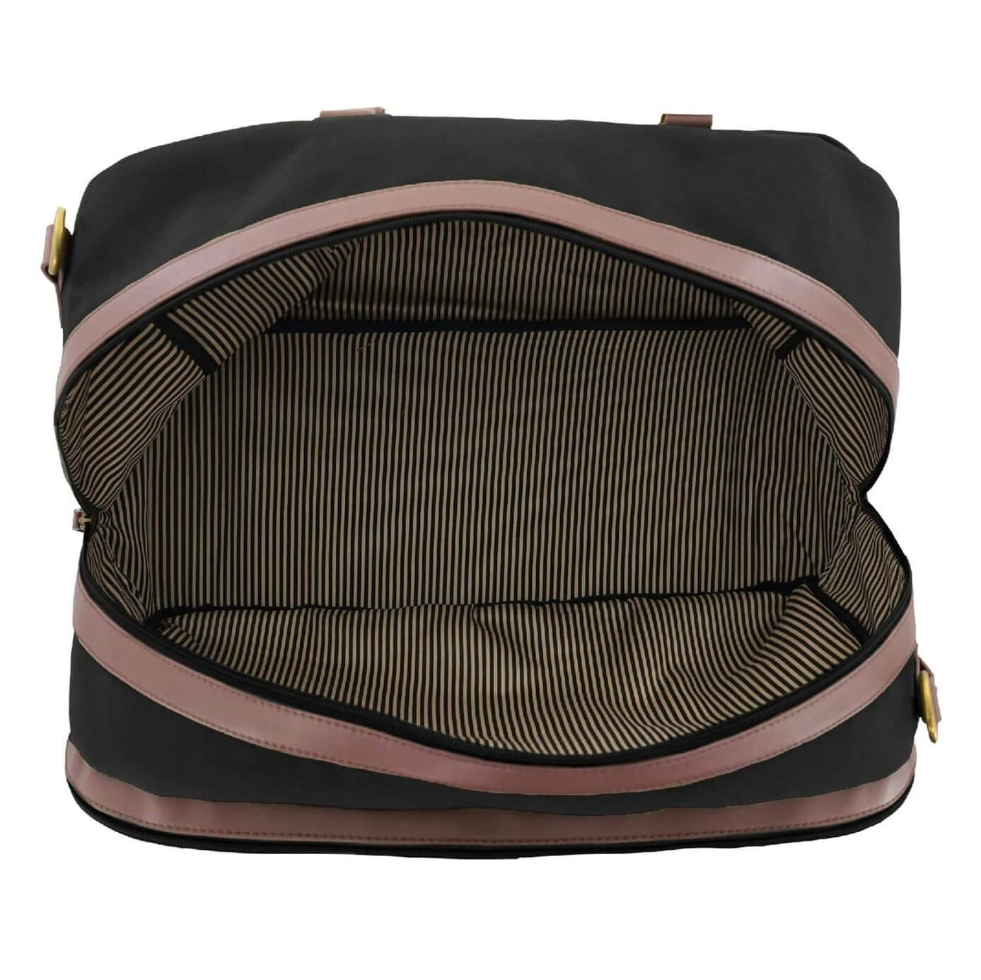 Pierre Cardin Nomad Canvas Overnight Bag in Black